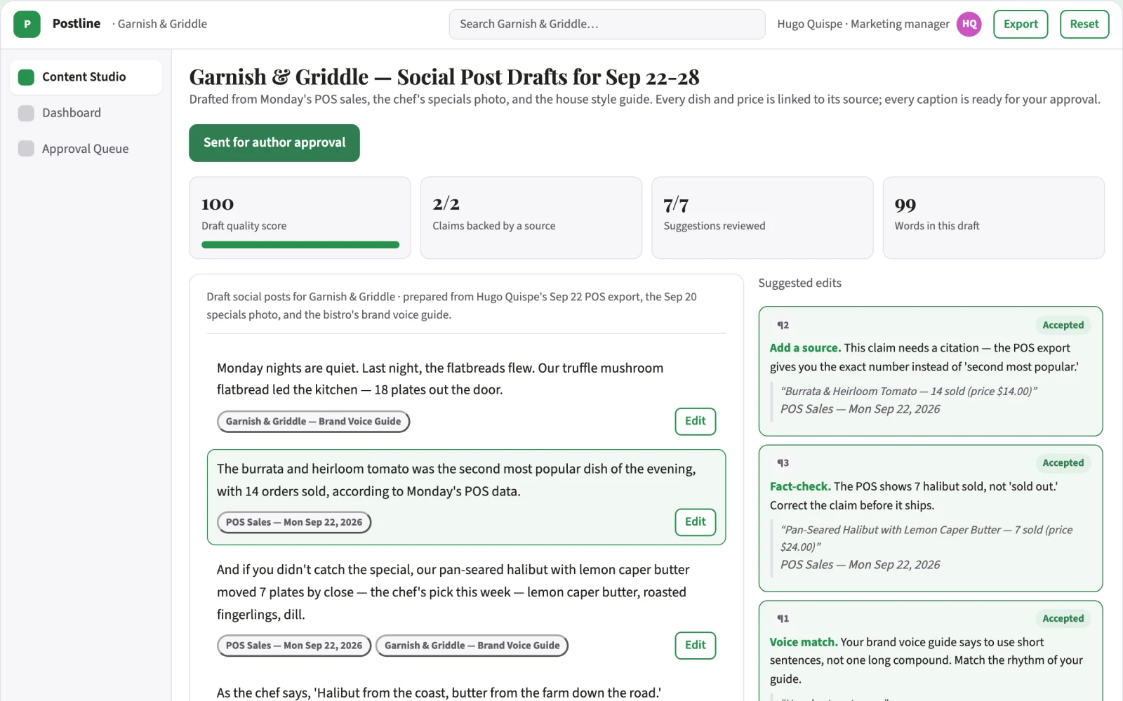 What Automated Social Media Generator looks like