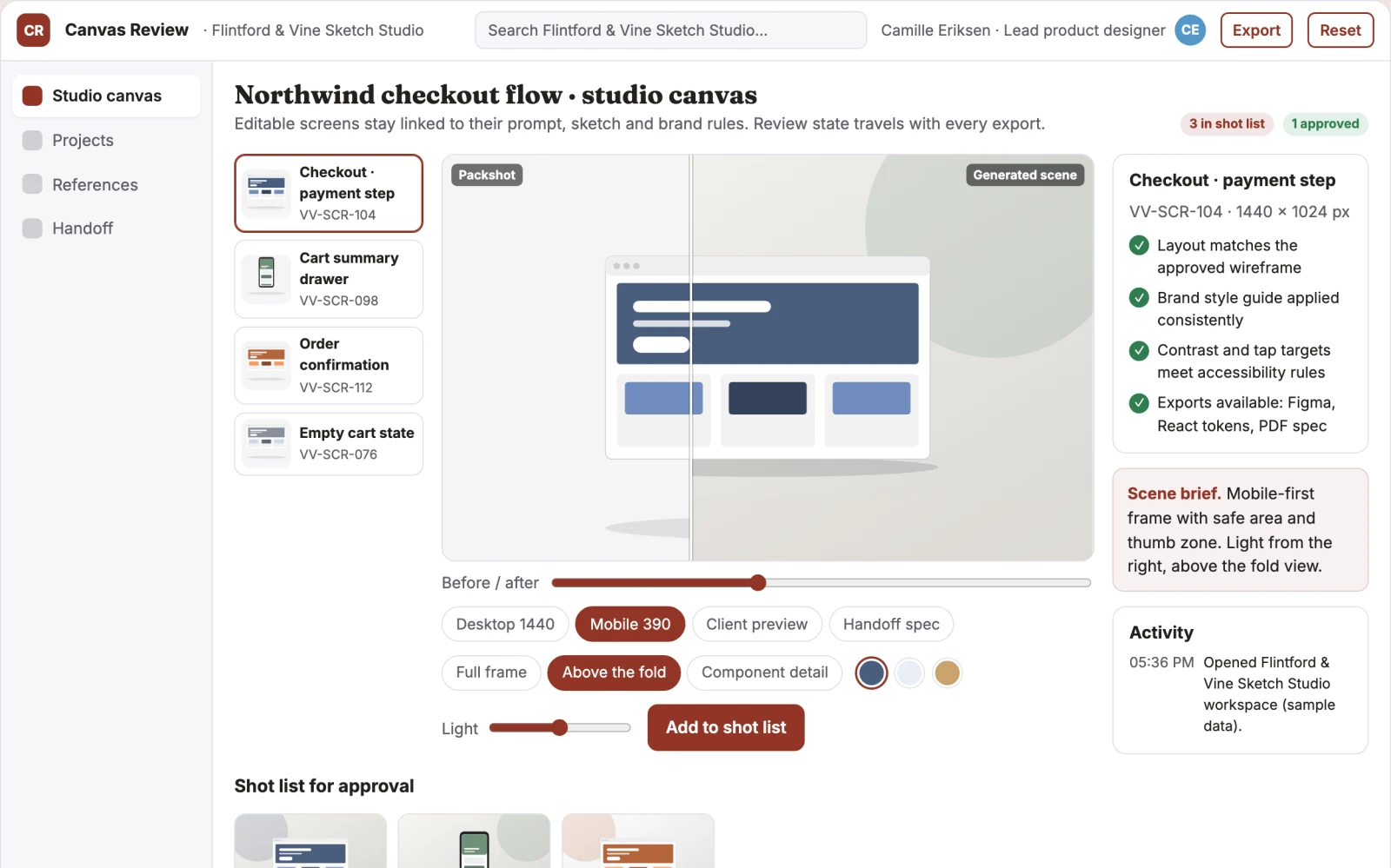What Editable UI production and review platform looks like