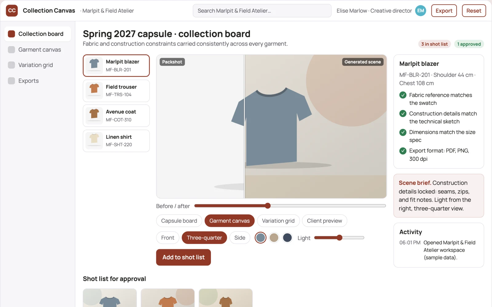 What Fashion visualization service looks like