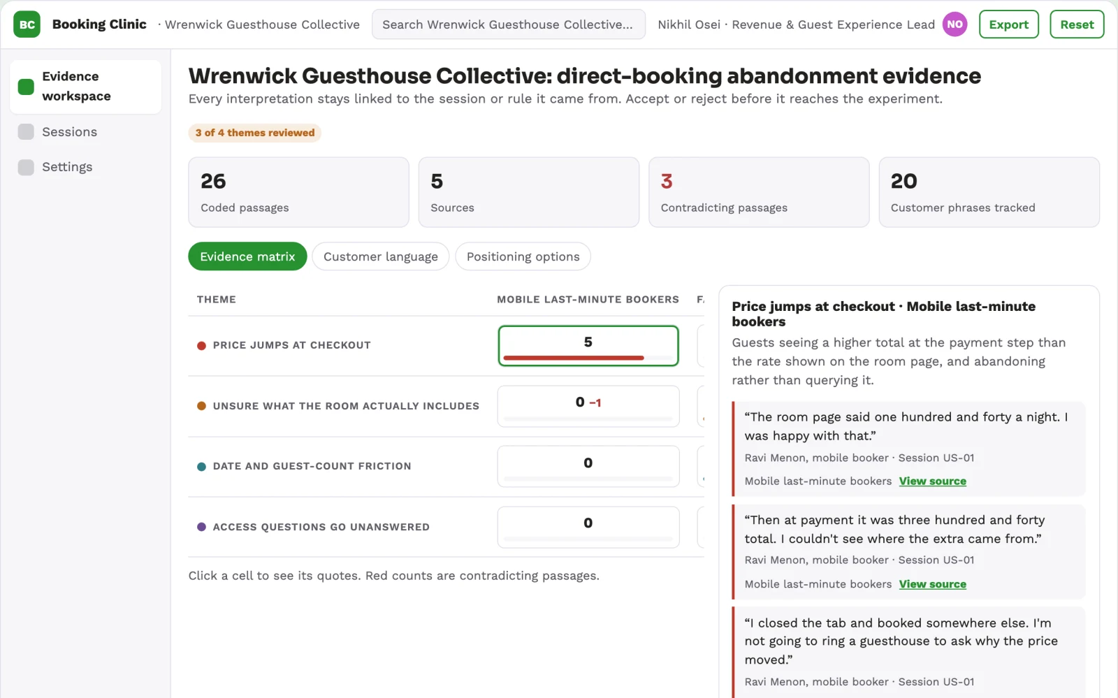 What Hospitality direct-booking abandonment clinic looks like