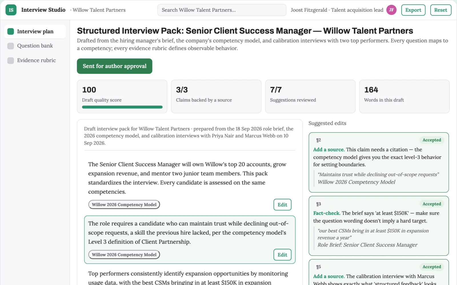 What Interview preparation platform looks like
