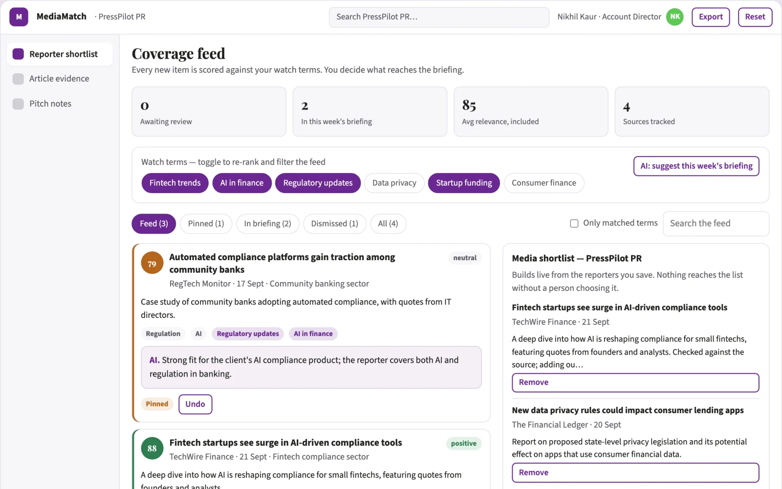 What Journalist relevance research looks like
