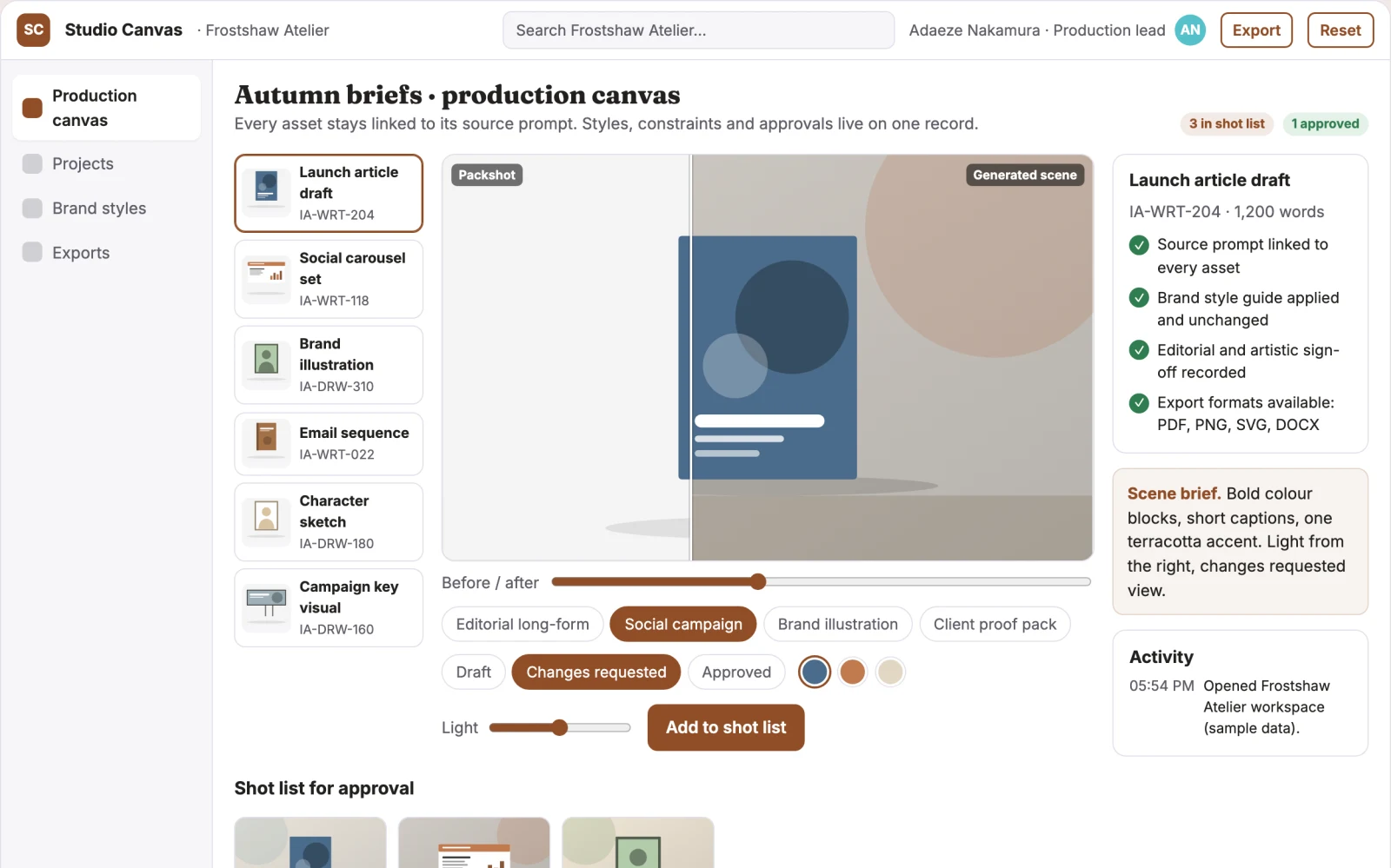 What Managed AI writing and drawing production platform looks like