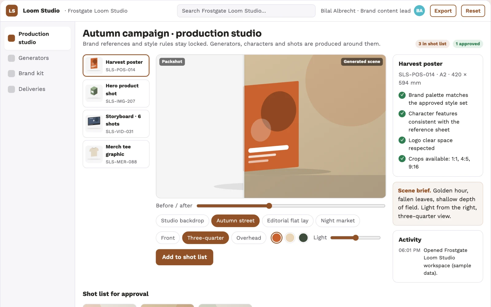 What Managed visual content production studio looks like