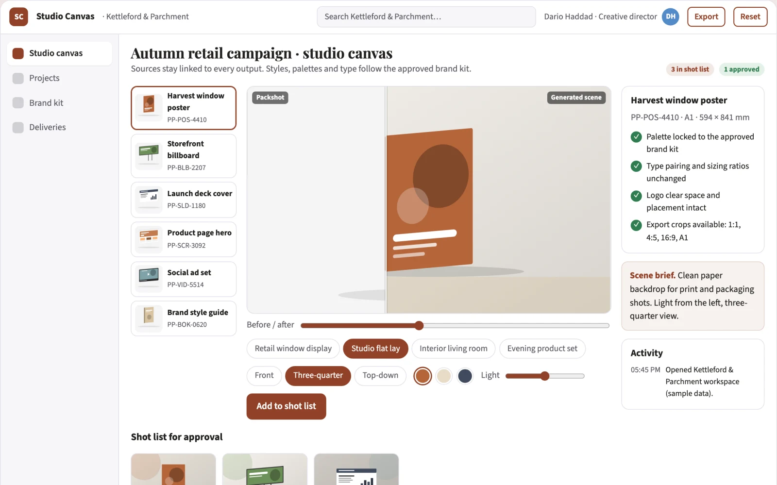 What Managed visual design and rendering studio looks like
