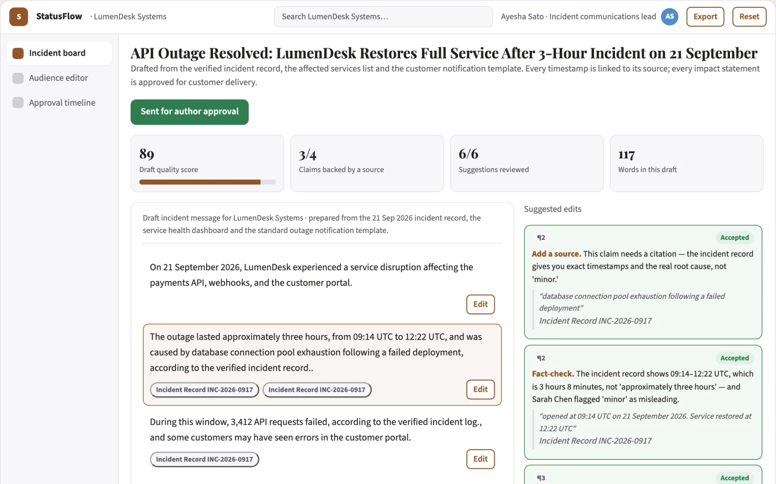 What Proactive service update platform looks like
