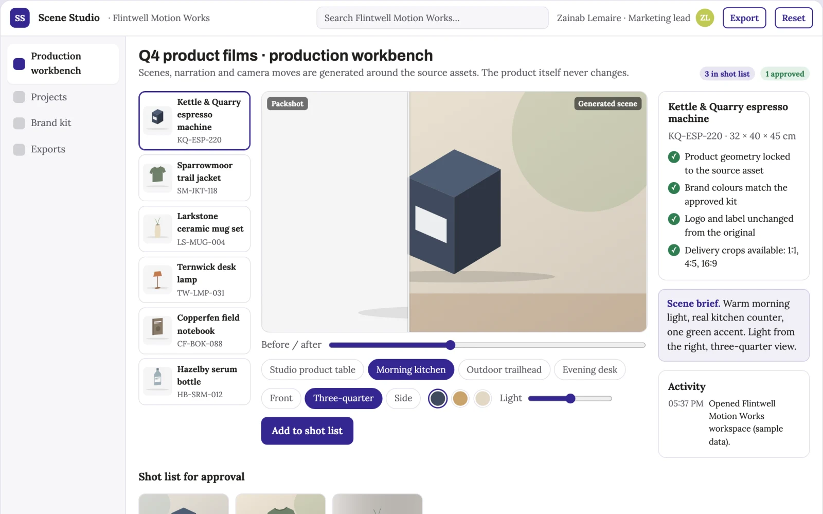 What Script-to-finished-video production workbench looks like