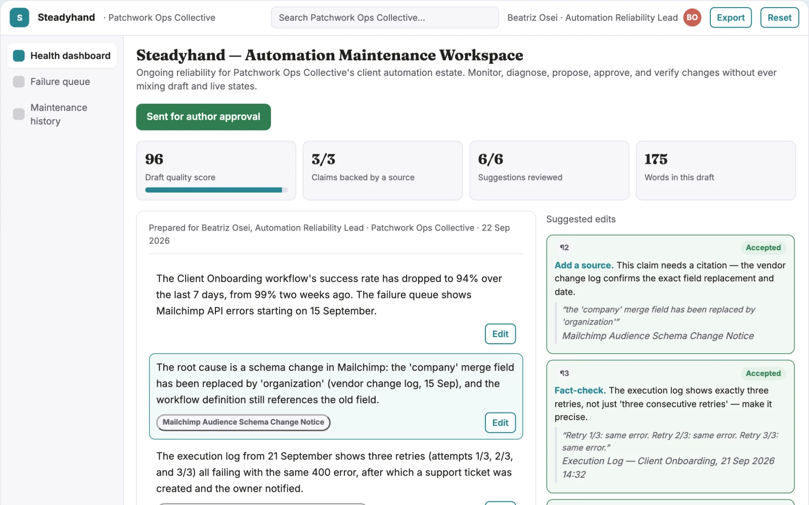 What Small-business automation maintenance looks like