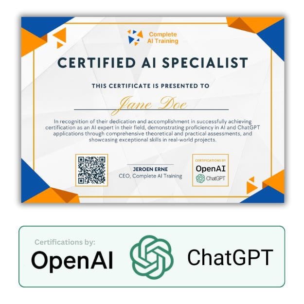 Image: All AI AI Certification courses.